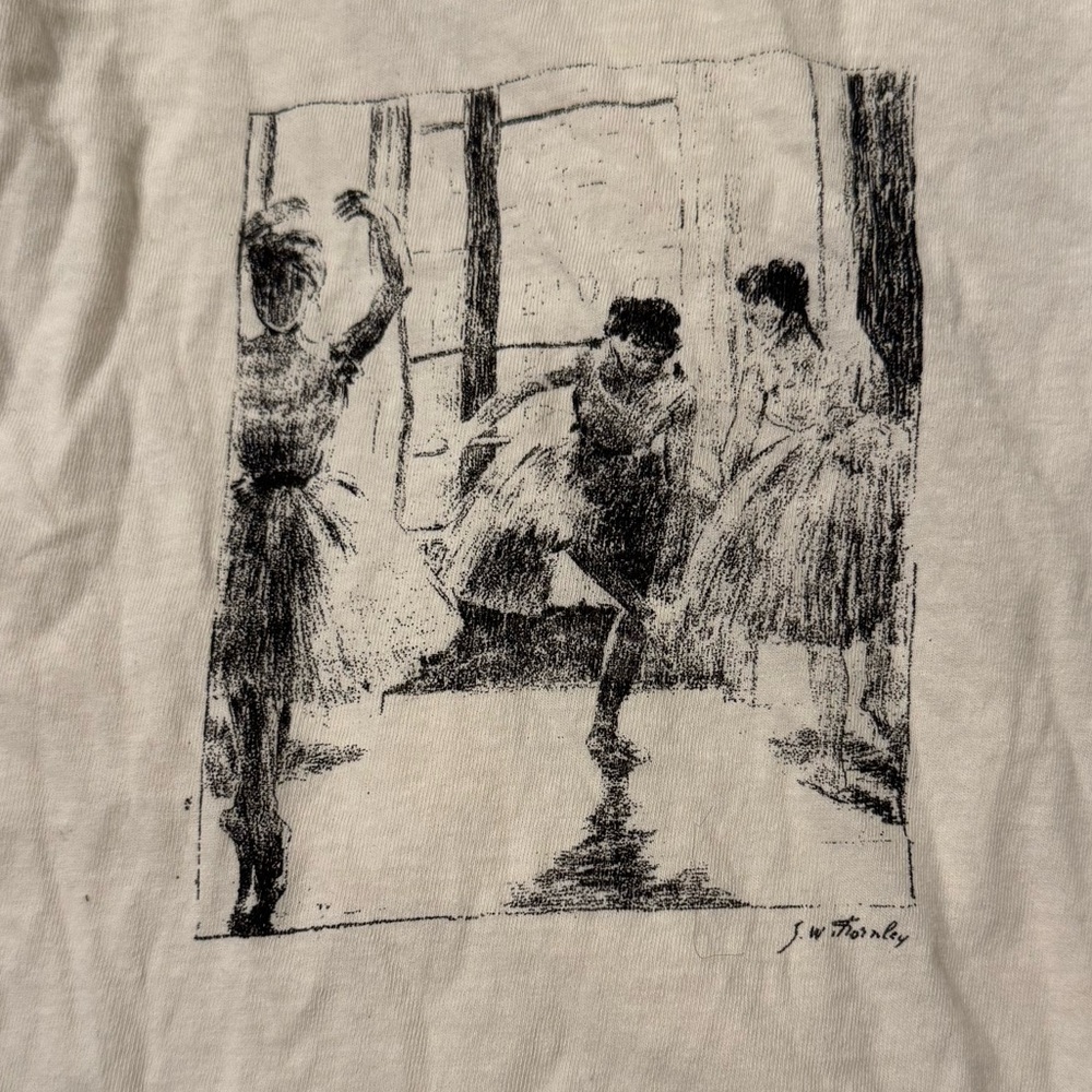 Nordstrom Cream Graphic Tee